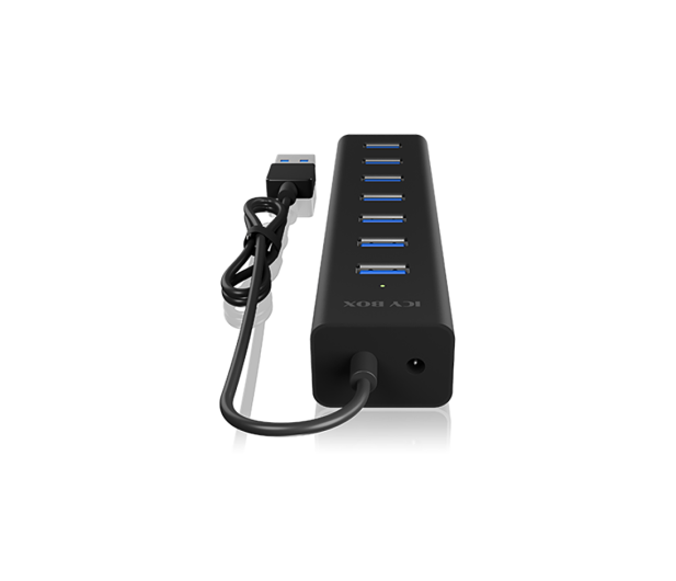 ICY BOX HUB USB-A - 7x USB-A z zasilaczem - 1265619 - zdjęcie 2